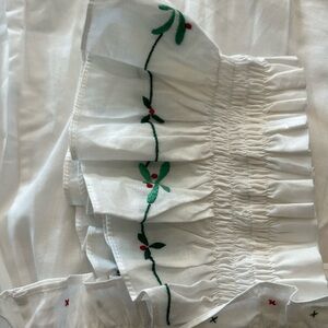 Hill House White Embroidered Ellie Nap Dress, Size Small